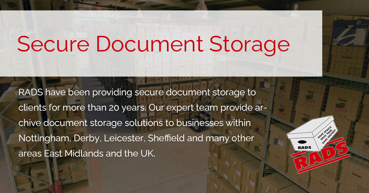 Document Storage in Hinckley & Nuneaton