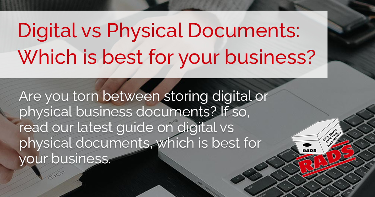 The benefits of cardboard storage boxes for documents - Rads